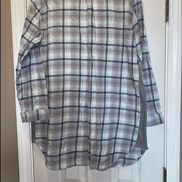 Sonoma Women’s Long Sleeve Button Up Nightgown - Picture 6 of 7